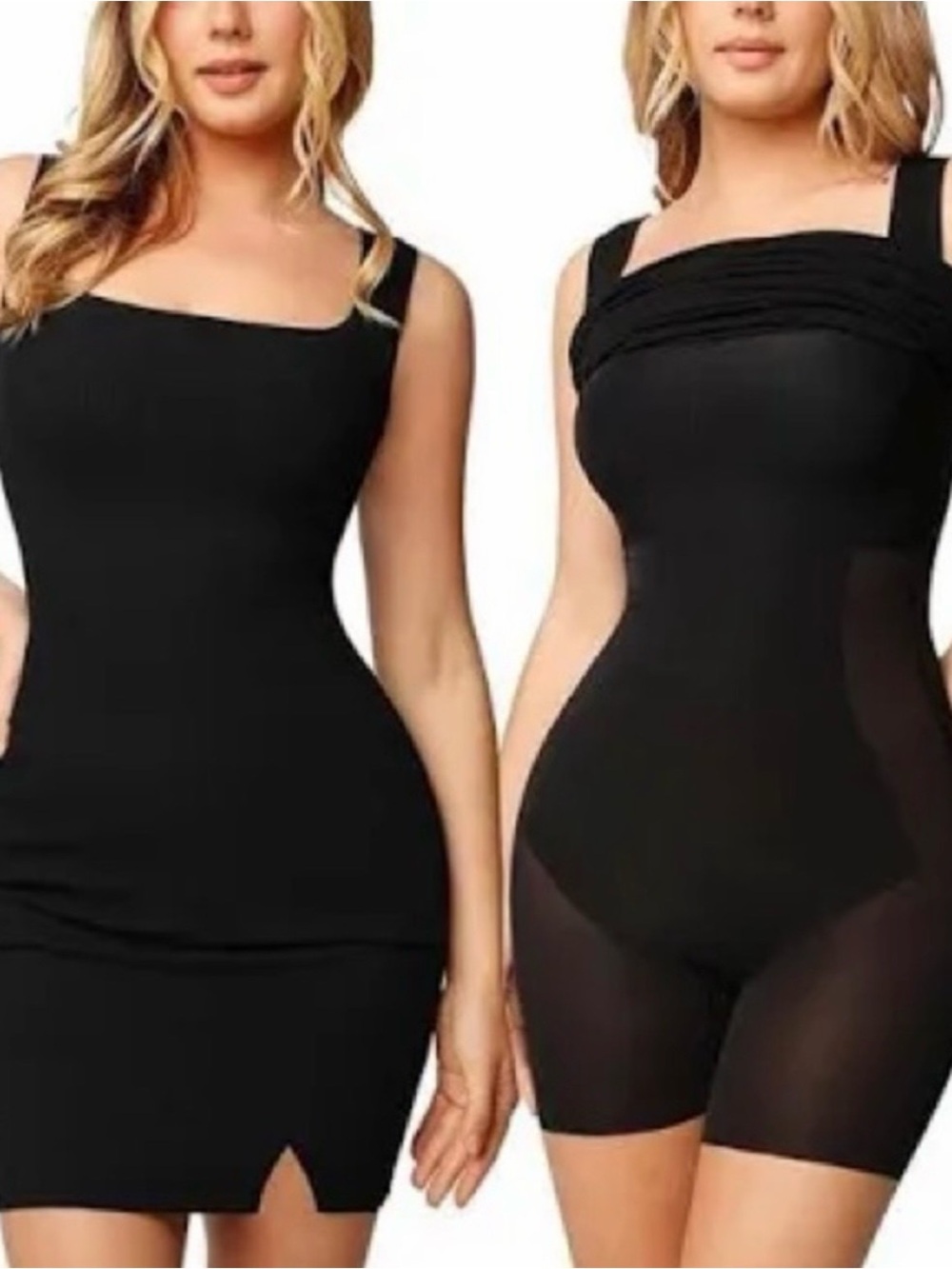 New Popilush Shapewear Modal Sculpting Mini Tank Dress size Small